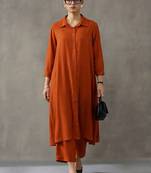 women regular kurta with trousers