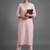 tailored women printed regular kurta with trousers