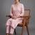 tailored women printed regular kurta with trousers
