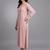 smart women regular beads and stones silk crepe kurta with trousers