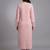 smart women regular beads and stones silk crepe kurta with trousers