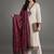 smart women floral embroidered regular thread work kurta with trousers & with dupatta