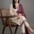 smart women floral embroidered regular thread work kurta with trousers & with dupatta