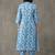 formal women floral printed regular cotton kurta with trousers