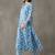 formal women floral printed regular cotton kurta with trousers