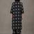 structured women floral printed regular kurta with trousers
