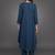 smart women empire silk crepe kurta with trousers