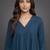 smart women empire silk crepe kurta with trousers