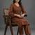 formal women printed regular silk crepe kurta with palazzos