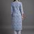 everyday workwear women ethnic motifs printed regular kurta with trousers & with dupatta
