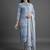 everyday workwear women ethnic motifs printed regular kurta with trousers & with dupatta