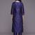 smart women regular thread work kurta with trousers & with dupatta