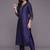 smart women regular thread work kurta with trousers & with dupatta