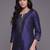 smart women regular thread work kurta with trousers & with dupatta