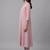structured women empire silk crepe kurta with trousers