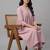 structured women empire silk crepe kurta with trousers