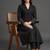 everyday workwear women regular beads and stones kurta with trousers