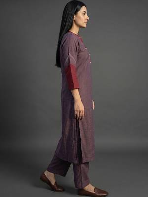workwear women regular kurta with trousers 1