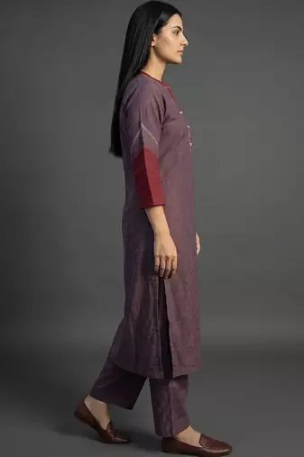 workwear women regular kurta with trousers