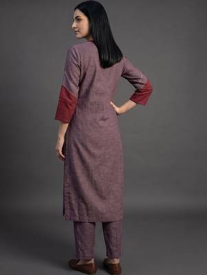 workwear women regular kurta with trousers 2