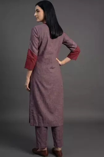workwear women regular kurta with trousers