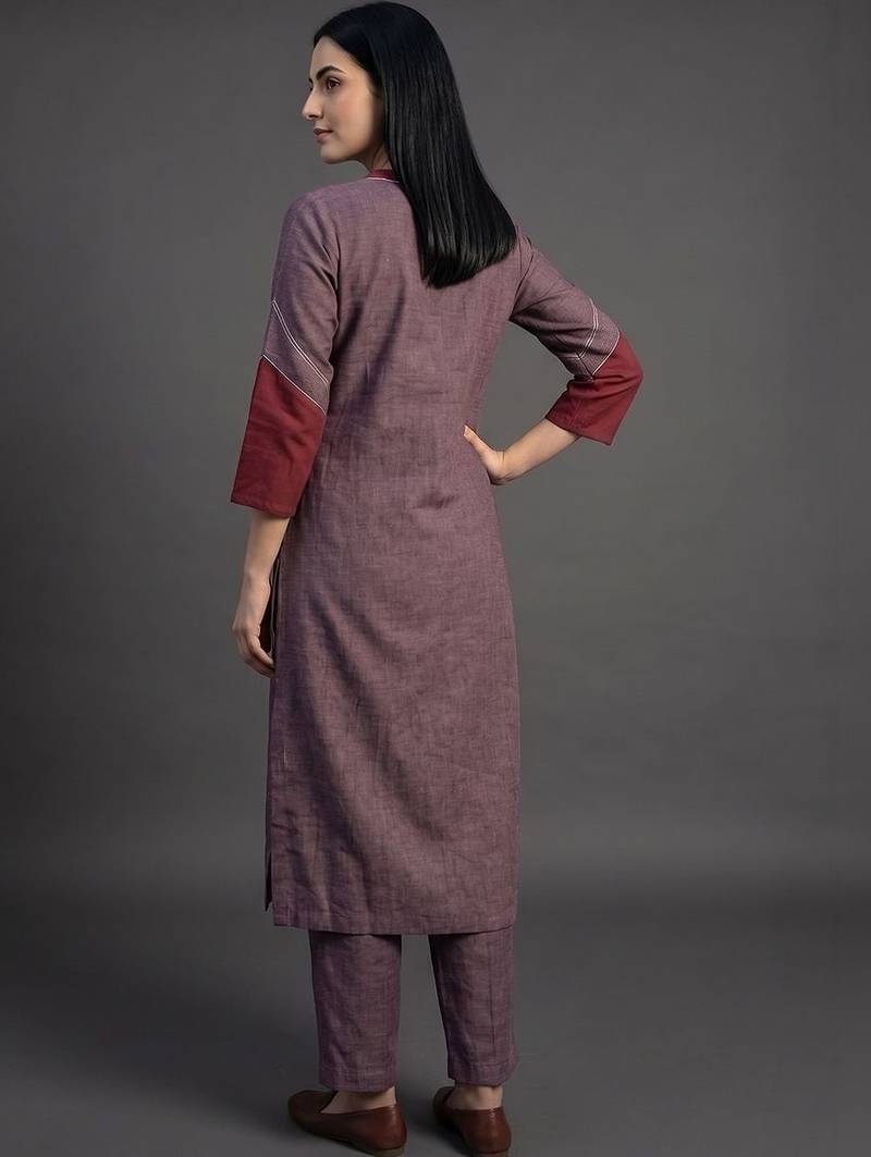 workwear women regular kurta with trousers