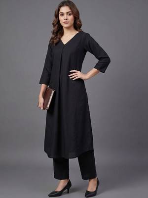 workwear women regular kurta with trousers 1
