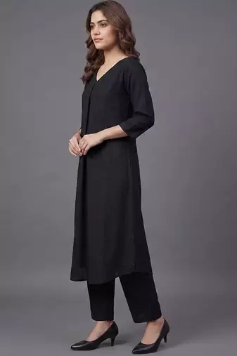workwear women regular kurta with trousers
