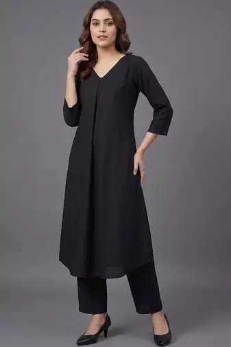 workwear women regular kurta with trousers