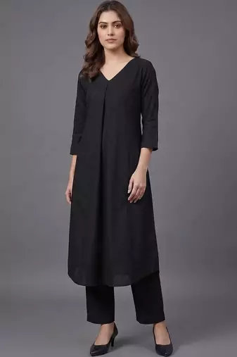 workwear women regular kurta with trousers