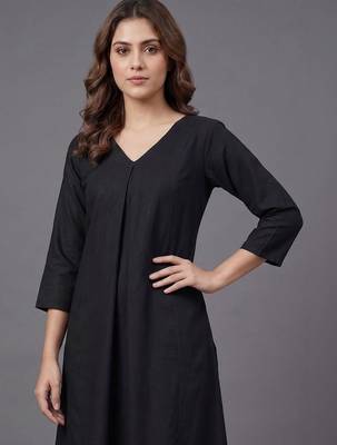 workwear women regular kurta with trousers 7