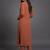 everyday workwear women regular silk crepe kurta with trousers