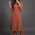 everyday workwear women regular silk crepe kurta with trousers