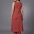 tailored women printed regular kurta with trousers