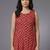 tailored women printed regular kurta with trousers