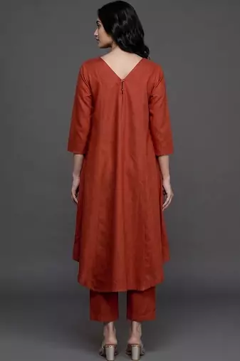 workwear women regular kurta with trousers