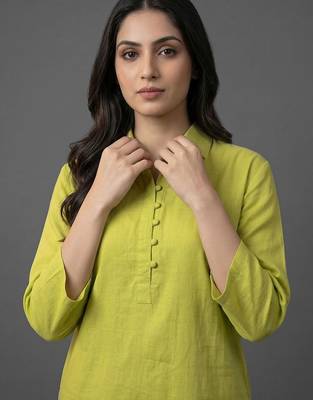 everyday workwear women regular kurta with trousers 2