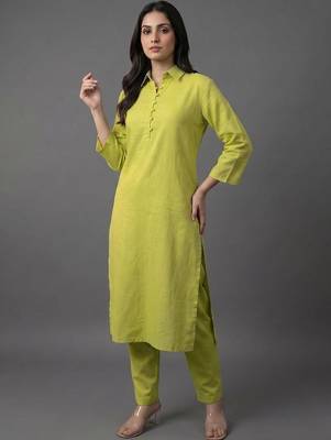 everyday workwear women regular kurta with trousers 3