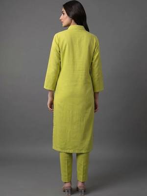 everyday workwear women regular kurta with trousers 4