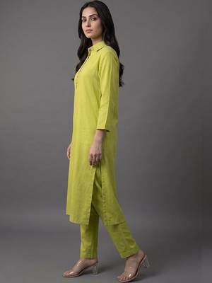 everyday workwear women regular kurta with trousers 5