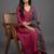 structured women ethnic motifs embroidered regular kurta with palazzos & with dupatta