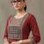 workwear women embroidered regular thread work cotton kurta with trousers & with dupatta