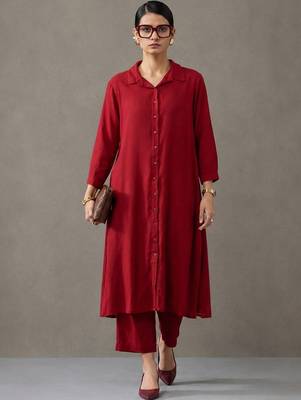 tailored women regular kurta with trousers 1