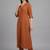 everyday workwear women regular silk crepe kurta with trousers