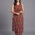 tailored women paisley printed regular kurta with trousers