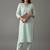 formal women regular mirror work kurta with trousers
