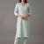 formal women regular mirror work kurta with trousers