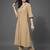 everyday workwear women regular silk crepe kurta with trousers
