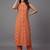everyday workwear women printed regular kurta with trousers