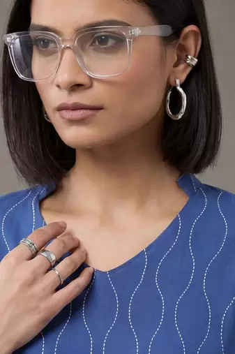 formal women printed regular kurta with trousers